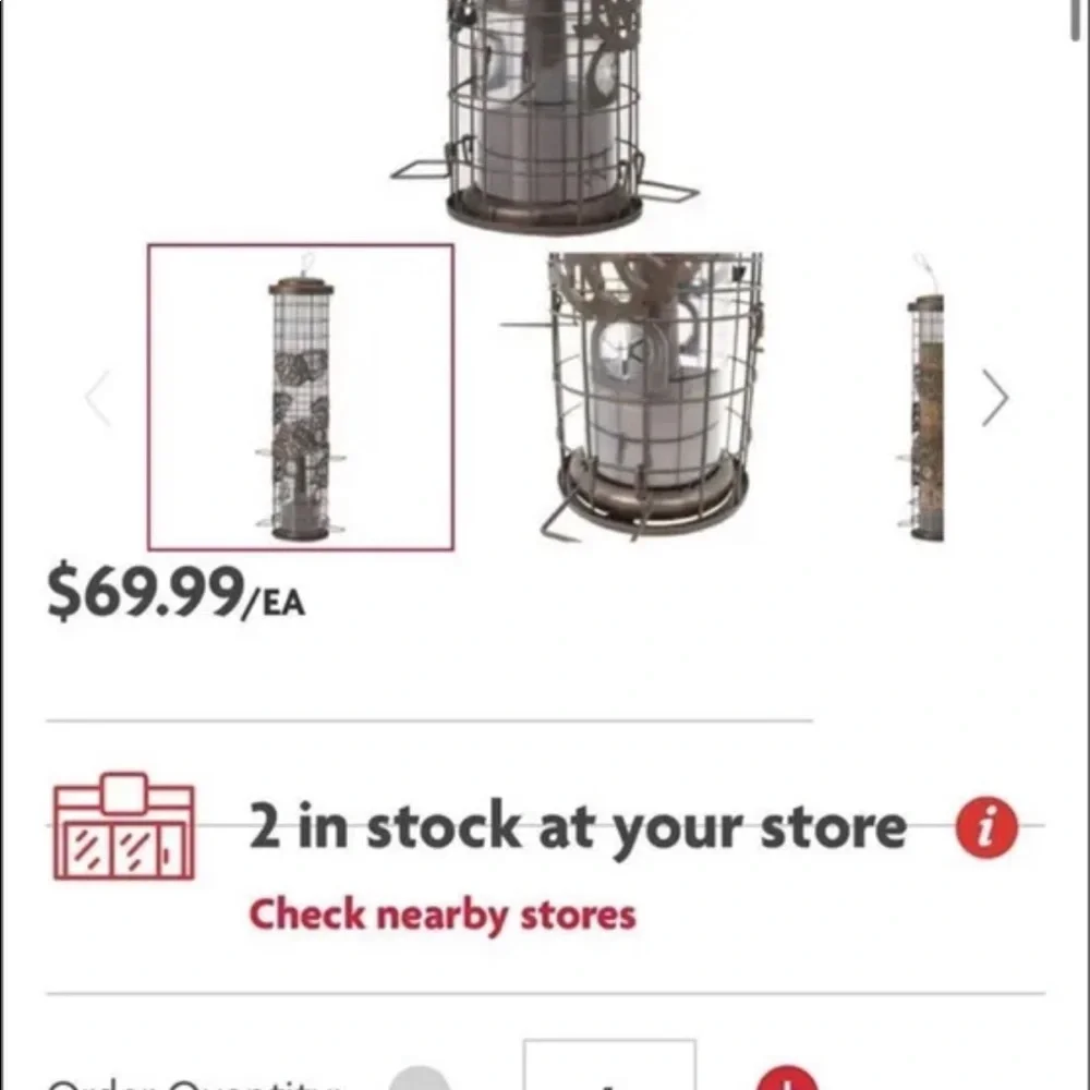 Perky Pets Squirrel Resistant Bird Feeder Hopper Make-Model UNKNOWN - Picture 13 of 13